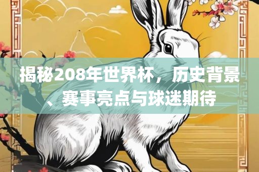 揭秘208年世界杯，历史背景、赛事亮点与球迷期待