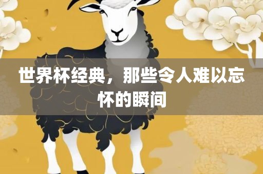 世界杯经典，那些令人难以忘怀的瞬间