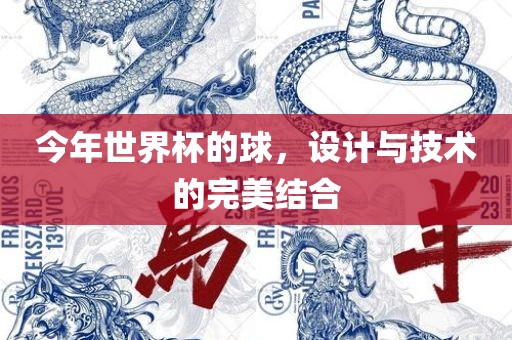 今年世界杯的球，设计与技术的完美结合