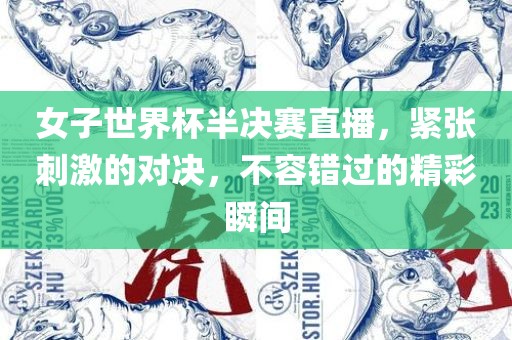 女子世界杯半决赛直播，紧张刺激的对决，不容错过的精彩瞬间