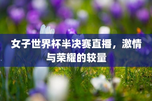 女子世界杯半决赛直播，激情与荣耀的较量