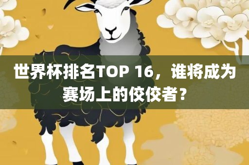 世界杯排名TOP 16，谁将成为赛场上的佼佼者？