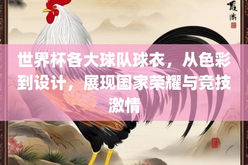 世界杯各大球队球衣，从色彩到设计，展现国家荣耀与竞技激情洛阳市法福文化传播有限公司