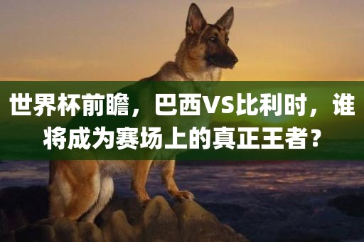 世界杯前瞻，巴西VS比利时，谁将成为赛场上的真正王者？