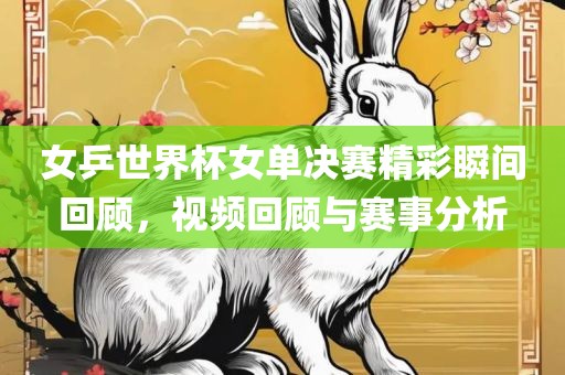 女乒世界杯女单决赛精彩瞬间回顾，视频回顾与赛事分析