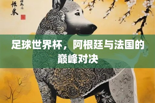 足球世界杯，阿根廷与法国的巅峰对决