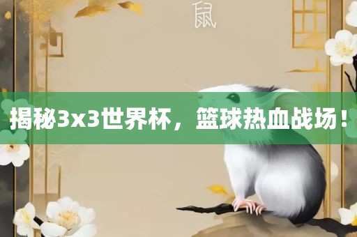 揭秘3x3世界杯，篮球热血战场！洛阳市法福文化传播有限公司