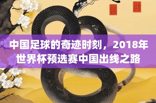 中国足球的奇迹时刻，2018年世界杯预选赛中国出线之路
