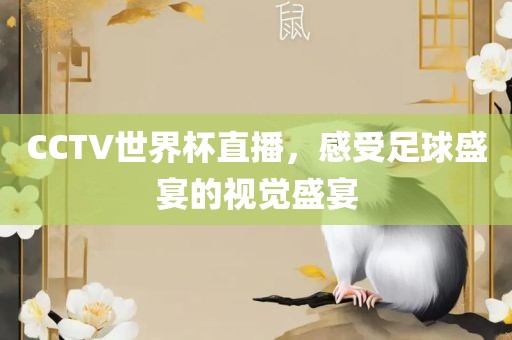 CCTV世界杯直播，感受足球盛宴的视觉盛宴