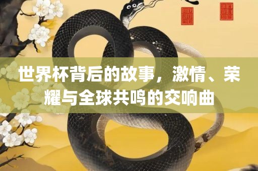 世界杯背后的故事，激情、荣耀与全球共鸣的交响曲