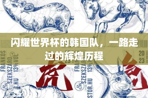 闪耀世界杯的韩国队，一路走过的辉煌历程