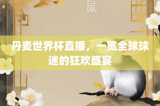 丹麦世界杯直播，一览全球球迷的狂欢盛宴