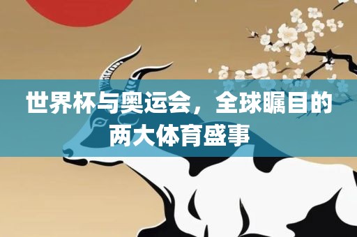 世界杯与奥运会，全球瞩目的两大体育盛事
