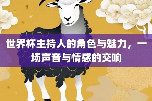 世界杯主持人的角色与魅力，一场声音与情感的交响