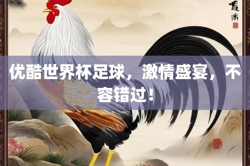 优酷世界杯足球，激情盛宴，不容错过！