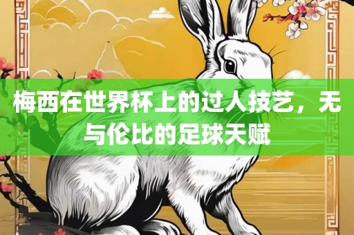 梅西在世界杯上的过人技艺，无与伦比的足球天赋
