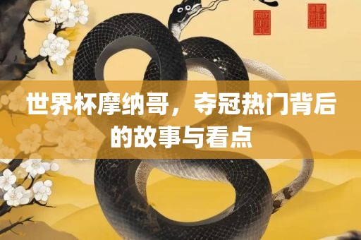 世界杯摩纳哥，夺冠热门背后的故事与看点