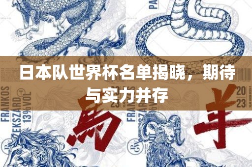 日本队世界杯名单揭晓，期待与实力并存