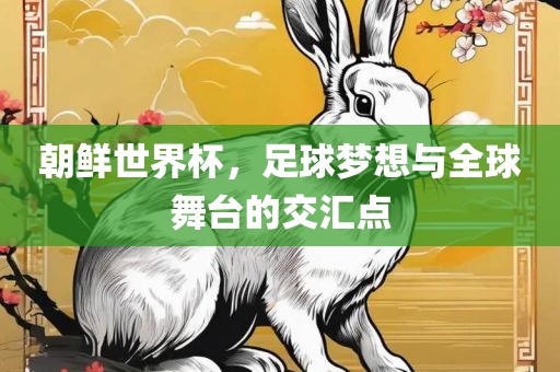 朝鲜世界杯，足球梦想与全球舞台的交汇点