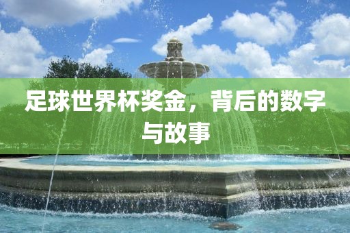 足球世界杯奖金，背后的数字与故事
