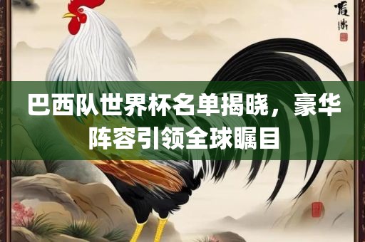 巴西队世界杯名单揭晓，豪华阵容引领全球瞩目
