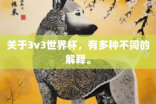 关于3v3世界杯，有多种不同的解释。洛阳市法福文化传播有限公司