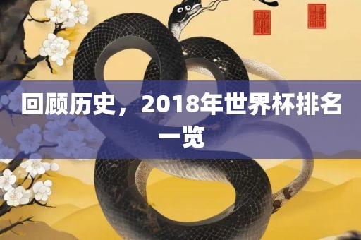 回顾历史，2018年世界杯排名一览洛阳市法福文化传播有限公司