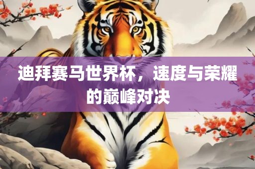 迪拜赛马世界杯，速度与荣耀的巅峰对决