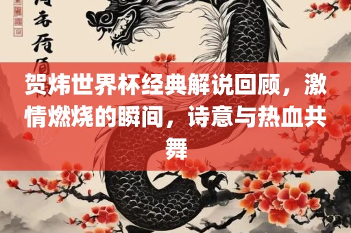 贺炜世界杯经典解说回顾，激情燃烧的瞬间，诗意与热血共舞