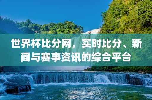 世界杯比分网，实时比分、新闻与赛事资讯的综合平台