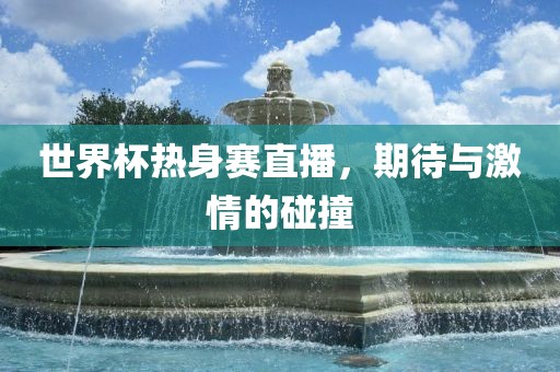 世界杯热身赛直播，期待与激情的碰撞