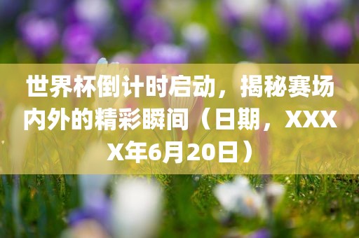 世界杯倒计时启动，揭秘赛场内外的精彩瞬间（日期，XXXX年6月20日）