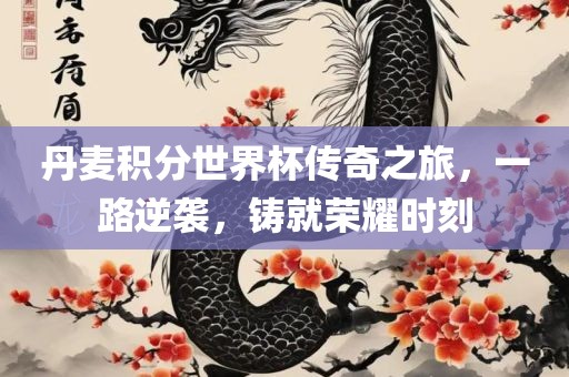 丹麦积分世界杯传奇之旅，一路逆袭，铸就荣耀时刻