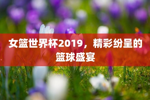 女篮世界杯2019
