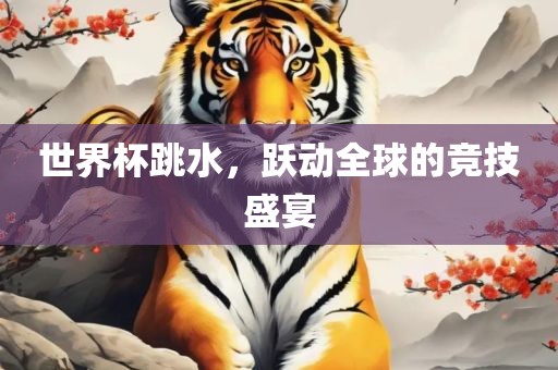 世界杯跳水，跃动全球的竞技盛宴