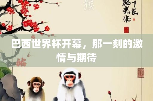 巴西世界杯开幕，那一刻的激情与期待