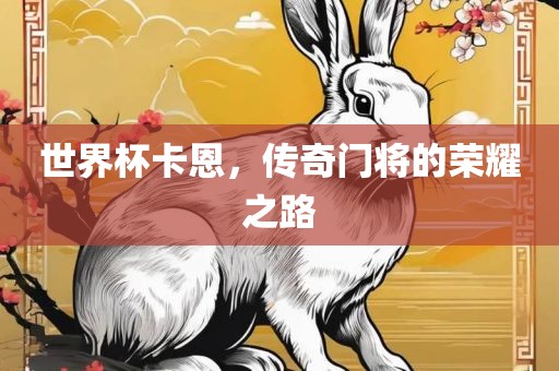 世界杯卡恩，传奇门将的荣耀之路