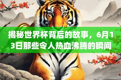 揭秘世界杯背后的故事，6月13日那些令人热血沸腾的瞬间