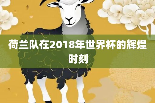 荷兰队在2018年世界杯的辉煌时刻