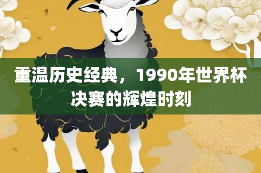 重温历史经典，1990年世界杯决赛的辉煌时刻