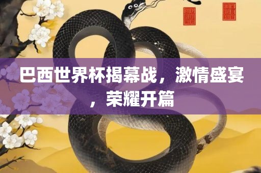 巴西世界杯揭幕战，激情盛宴，荣耀开篇洛阳市法福文化传播有限公司
