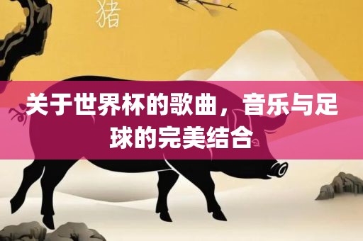 关于世界杯的歌曲，音乐与足球的完美结合