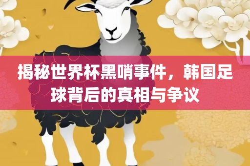 揭秘世界杯黑哨事件，洛阳市法福文化传播有限公司韩国足球背后的真相与争议
