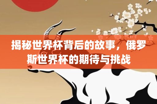 揭秘世界杯背后的故事，俄罗斯世界杯的期待与挑战