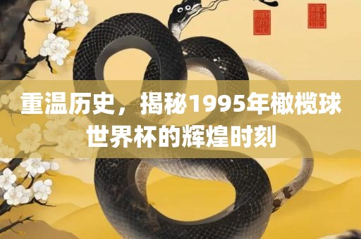 重温历史，揭秘1995年橄榄球世界杯的辉煌时刻