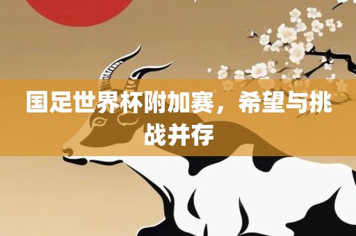 国足世界杯附加赛，希望与挑战并存