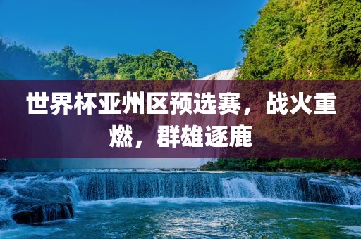 世界杯亚州区预选赛，战火重燃，群雄逐鹿