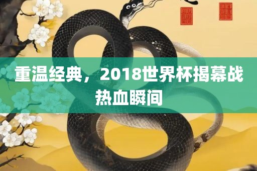 重温经典，2018世界杯揭幕战热血瞬间洛阳市法福文化传播有限公司