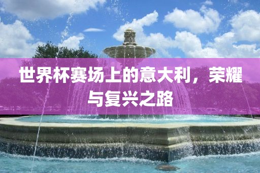 世界杯赛场上的意大利，荣耀与复兴之路洛阳市法福文化传播有限公司