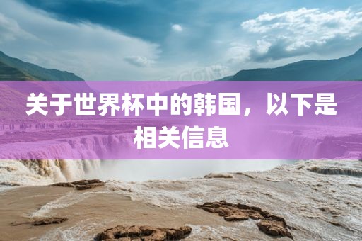 韩国（或世界杯韩国）
